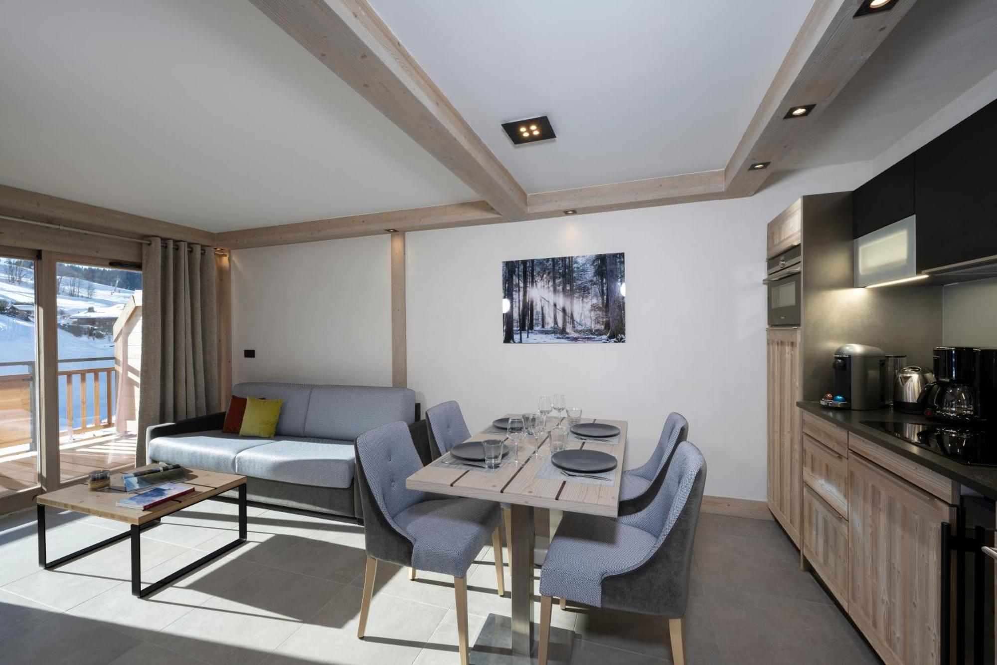 Mgm Hotels & Residences - Residence Le Roc Des Tours Le Grand-Bornand Oda fotoğraf